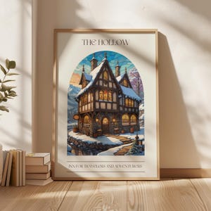 The Hollow Magnificent North Print Digital Download Once Upon a Broken Heart Print Ouabh Bookish Wall Art Book Print Stephanie Garber