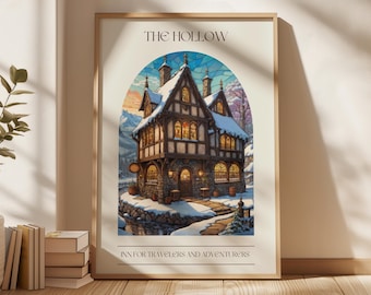 The Hollow Magnificent North Print Digital Download Once Upon a Broken Heart Print Ouabh Bookish Wall Art Book Print Stephanie Garber
