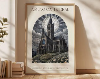 The Knight and the Moth Print | Bookish Wall Art (Digital Download)