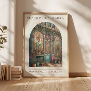 Maximilan&#39;s Curiosities, Whimsies and Oddities Print Digital Download Once Upon a Broken Heart Print Bookish Wall Art Stephanie Garber