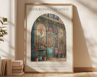 Maximilan's Curiosities Art Print | Stephanie Garber Bookish Decor (Digital Download)