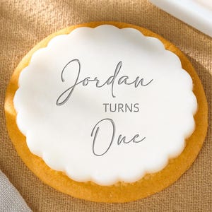 9 Design Baby Cookie Stamp – Personalized Fondant Embosser with Optional Cutter for Baby Showers, Gifts & Home Baking, Custom Baby Name