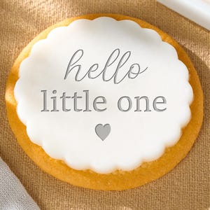 9 Design Baby Cookie Stamp – Personalized Fondant Embosser with Optional Cutter for Baby Showers, Gifts & Home Baking, Custom Baby Name