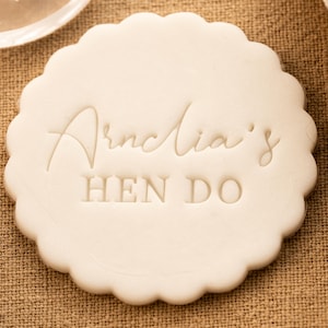 9 Design Wedding Cookie Stamp – Personalized Embosser with Optional Cutter for Weddings, Engagements & Bridal Showers, Custom Couple Name
