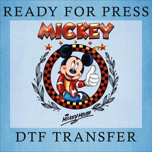 Mickey Mouse Dtf Transfer, Retro Mouse Dtf, Mickey Dtf, Disney Family Trip Dtf, Family Vacation Ready To Press, Disneyland Mickey Heat Press