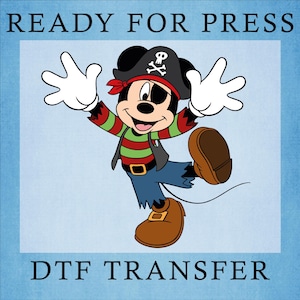 Disney Pirates 2025 Dtf, Pirate Mickey Mouse Ready To Press, Mickey mouse Dtf, Retro Disney Trip Dtf, Family Disney Cruise Heat Press
