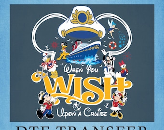 Disney Cruise DTF Transfer, Family Vacation Ready To Press