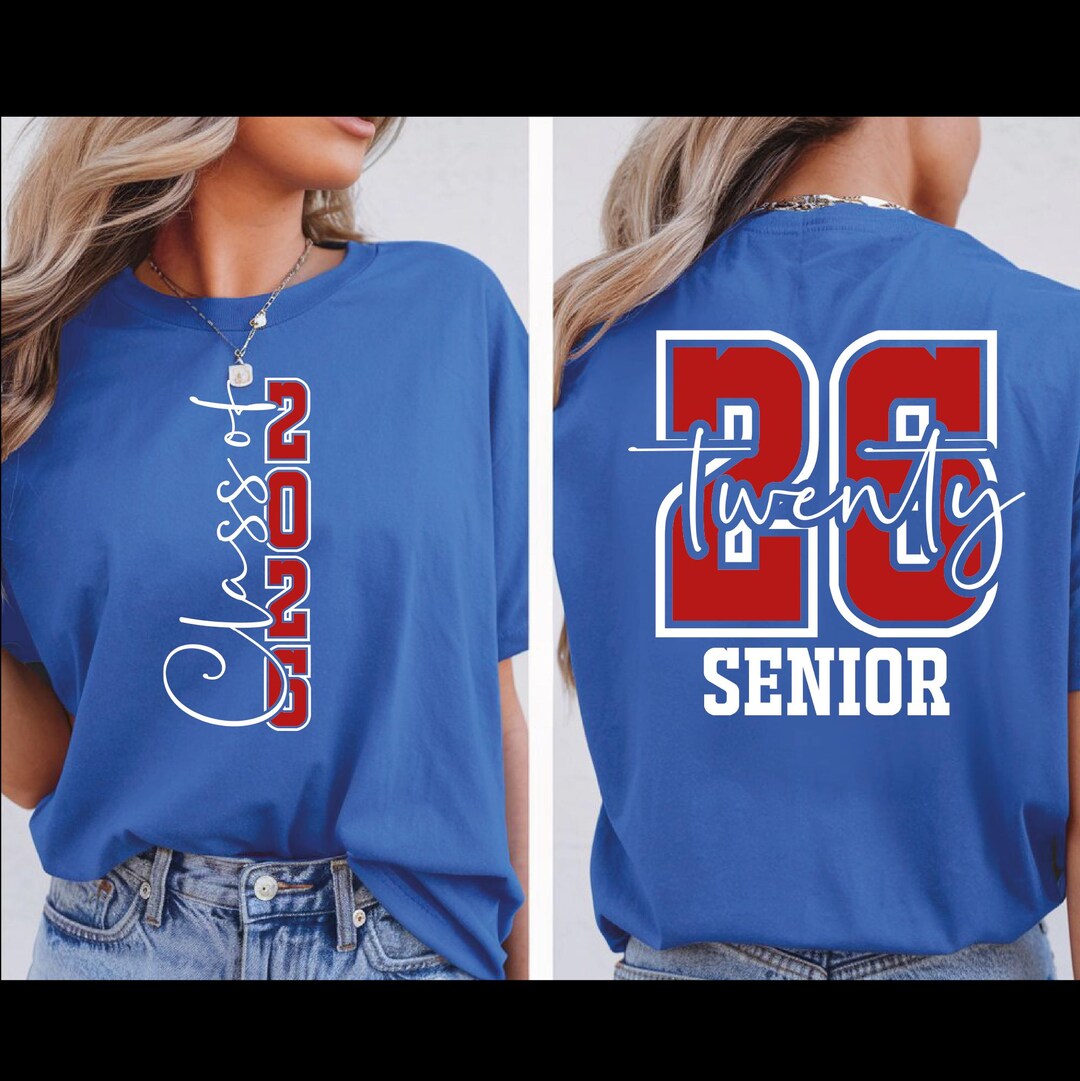 Senior 2026 DTF Transfer: Girly Graduation Heat Press Design - Etsy