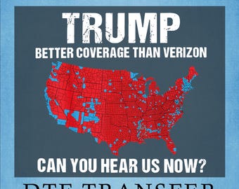 Trump Better Coverage DTF Heat Transfer - Ready To Press