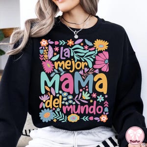 Spanish Mothers Day Png, Retro Madre Png, Boho Floral Mama Png, Mothers Day Png, Retro Mama Png, Mamá Latina Png