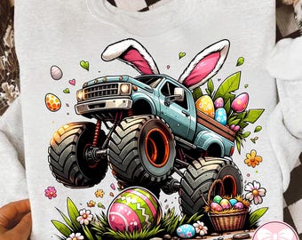 Easter Monster Truck Png, Monster Truck Easter Day Sublimation Png, Easter Boy Png, Happy Easter Day Png, Easter Boy Truck Design Png