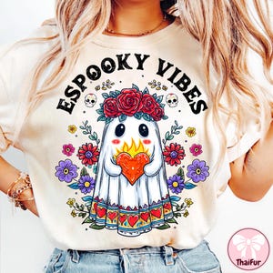Halloween Mexican Conchas Ghost Png, Espooky Vibes Png, Spooky Conchas Png, Funny Pan Dulce Png, Pantasmas Ghost Halloween Png
