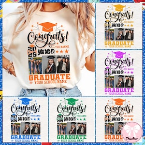 Graduation Insert Photos Editable Canva Template, Pop Out Graduation Senior Canva Editable Png, Graduate 2025 Template, Graduation 2025 Png