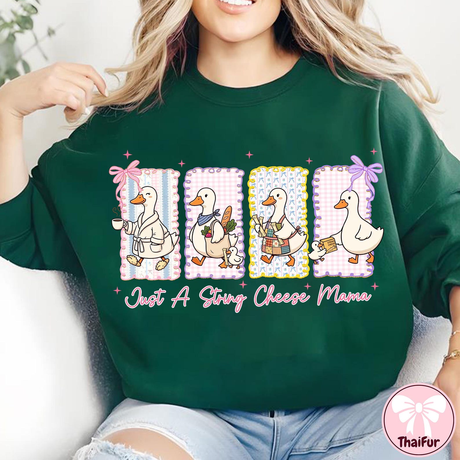 Just A String Cheese Mama Era PNG, Funny Silly Goose Mom Shirt Design ...