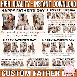 8 Customize Dad/Papa/Grandpa Happy Father’s Day Bundle Png, Happy Father’s Day Png, Gift For Grandpa Png, Dad Gift Idea Png, Canva Template
