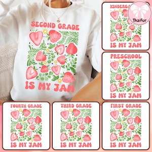 Kindergarten ist mein Jam Bundle Png, Lehrer Shirt Png, Schulanfang Png, Lehrer Geschenk, Erster Schultag Png, Kokett Lehrer Png