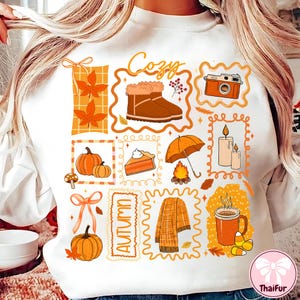 Cozy Season PNG, Preppy Lace Bow Fall Png, Girly Autumn Pumpkin Shirt Design, Fall Sublimation PNG, Cute Fall Vibes PNG, Autumn Png