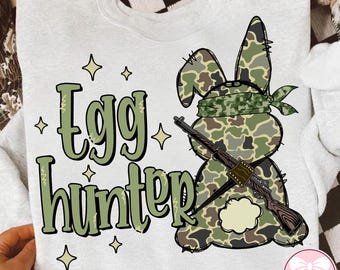 Boy Easter Bunny Png, Retro Easter Png, Easter Camouflage Png, Egg Hunter Bunny Png, Boy Easter Png, Camo Bunny Png, Boy Bunny With Hat Png