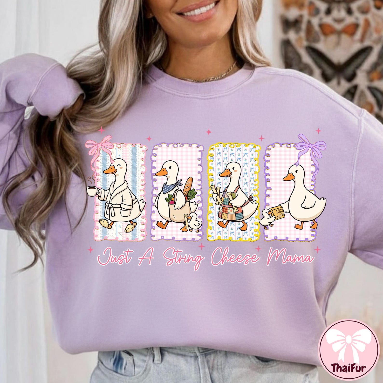 Just A String Cheese Mama Era PNG, Funny Silly Goose Mom Shirt Design ...