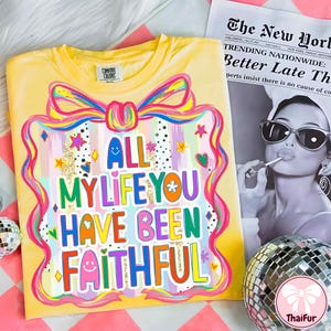 Coquette Preppy Je bent mijn hele leven trouw png, religieuze png, trendy png, millennial png, coquette bow png, handgeletterde png