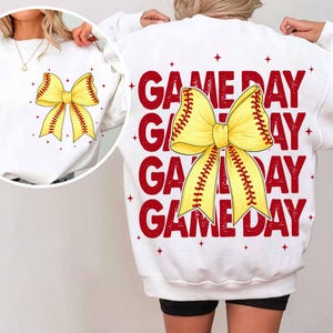 Retro Softball Game Day Png, Coquette Bow Png, Softball Mom Png, Softball Lovers Png, Softball Season Png, Game Day Sports Png