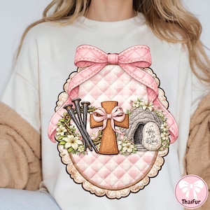 Patchwork: Mucho puede pasar en 3 días (PNG), Diseño de camiseta de abuela de segunda mano, Biblia Coquette Cottagecore (PNG) sublimada