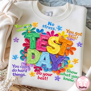 Neon Test Day PNG, You Got This PNG, Teacher Floral Png, State Testing PNG, Teacher Team Png, Testing Coordinator Png, Digital Download