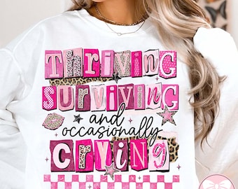 Sarcastic Mental Health PNG, Funny Anxiety Shirt Design, Retro Checker Sarcasm, Preppy Pink Leopard Bow PNG, Digital File