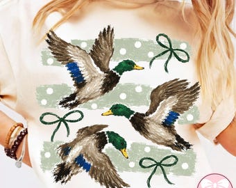 Imagen PNG de caza de patos ánade real estilo retro vintage, diseño de perro de caza GSP, gráfico de pato volando, camiseta de cazador de aves acuáticas, descarga digital
