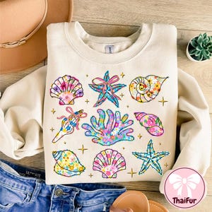 Wildflower Seashell Clam Summer Png, Summer Vibes Png, Floral Summer Png, Summer Beach Png, Summer Vacation Png, Wildflower Summer Png