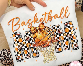 Retro Basketball PNG, Basketball Mom Life Sublimation, Glitter Basketball Shirt Design, Game Day PNG, Basketball Mama PNG, Sports Png