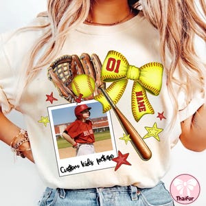 CUSTOM Canva Template Softball Photo Insert Png, Trending Png, Softball Mom Png, Coquette Softball Png, Softball Canva Png