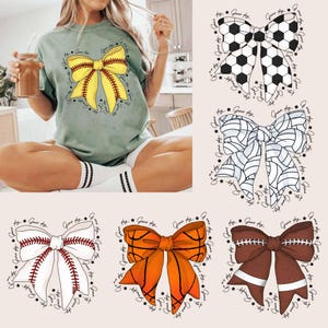 Coquette Bow Game Day Png Bundle, Sports Coquette Bow Png, Sports Bow Bundle Png, Bow Png, Basketball Png, Softball Png, Baseball Png