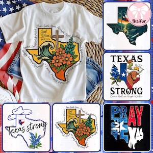 Texas Bundle Png, Gott segne Texas Kerr County Hill Country 2025 Flood Png, Texas Strong, Texas png, Bundesstaat Texas, Unterstützung für Texas, Texas Floods