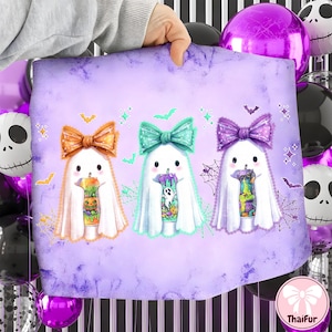 Little Ghosts Drink Png, Kawaii Witch’s Brew Ghost Png, Cute Soda Can Energy Drink PNG, Funny Halloween Png, Fall Png, Halloween Gift Png