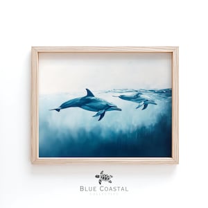 Delfin Gemälde Kunstdruck Delfin Gemälde Kunstdruck Kinderzimmer Dekor Deko Deko Deko für jeden Druck