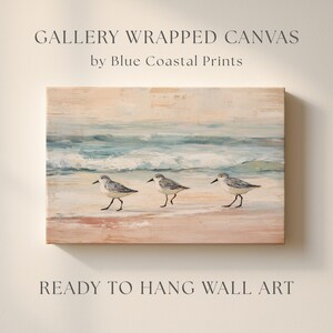 Lienzo vintage de playero con diseño de Florida para decoración de casa de playa, pintura de aves con olas oceánicas apagadas, colgante de pared para oficina, decoración costera bohemia imagen 10