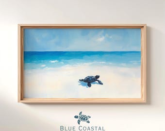 Sea Turtle Honu Art Print By Danny Phillips – 8x10" Unframed Hawaiian Coastal Wall Decor, Beach & Nursery - View #4