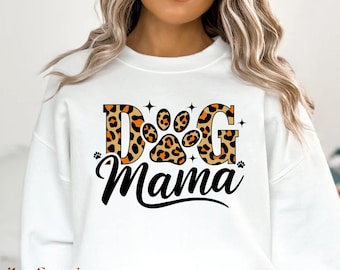 Sublimazione mamma cane, mamma leopardo png, mamma sublimazione disegni PNG, leopardo mamma png, regalo per la festa della mamma, regalo per mamma cane, download immediato
