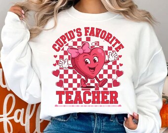 Cupid’s Favorite Teacher Svg, Teacher Valentine Svg, Valentine Day Svg, Teacher Valentine Png, Teaching Sweethearts, Valentine Shirt Svg