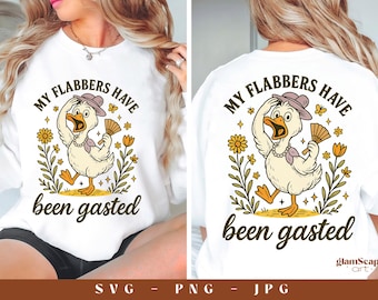 Mis flabbers han sido gaseados PNG, Humor de ganso sarcástico PNG, Regalo de broma Ganso grosero Estado de ánimo Animal sarcástico PNG, Actitud Humor adulto Ganso divertido PNG