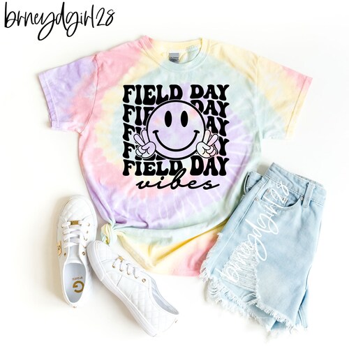 Field Day Vibes 2023 Tie Dye Shirt Field Day Fun Day Shirt Etsy