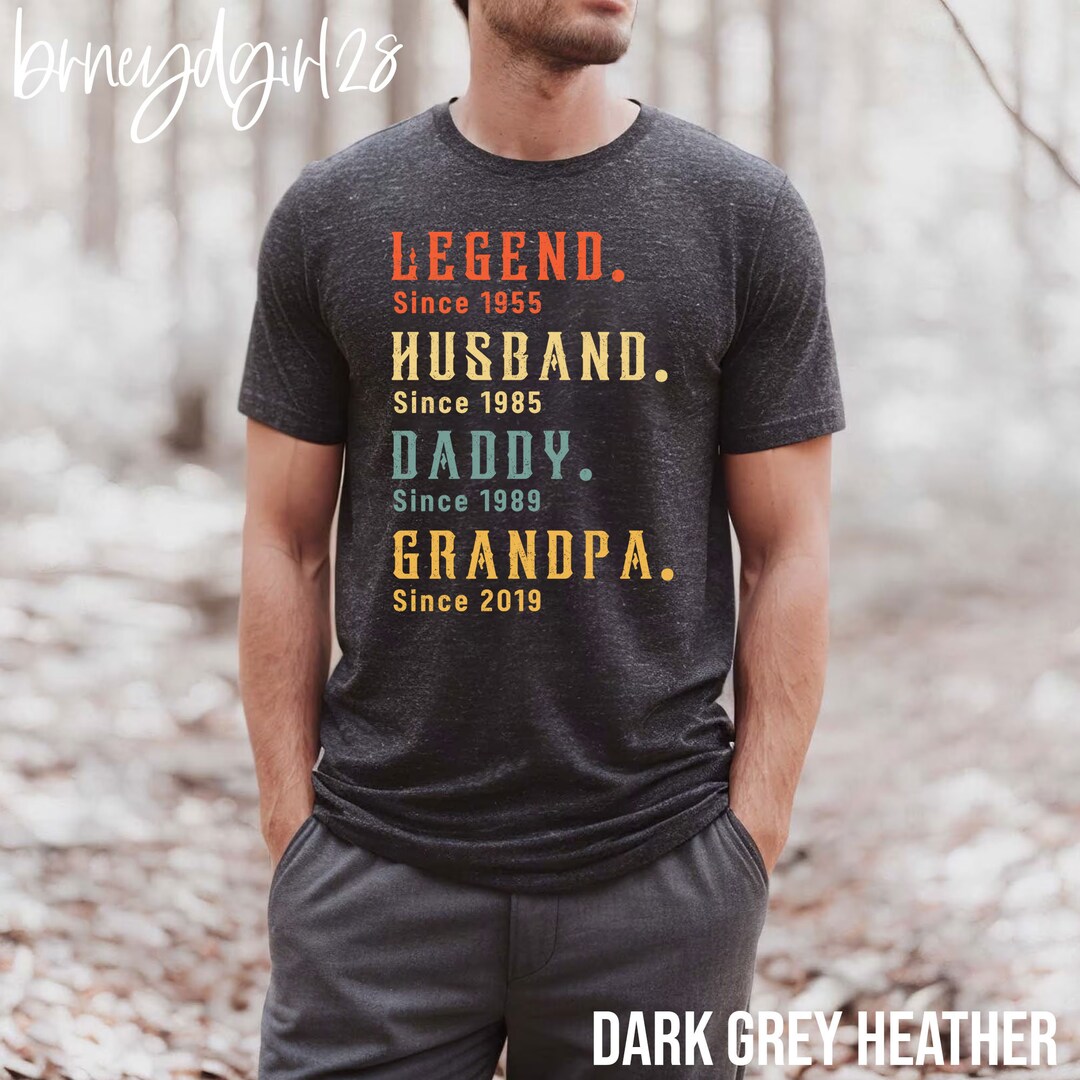 Legend Husband Daddy Grandpa Shirt camiseta divertida del - Etsy México