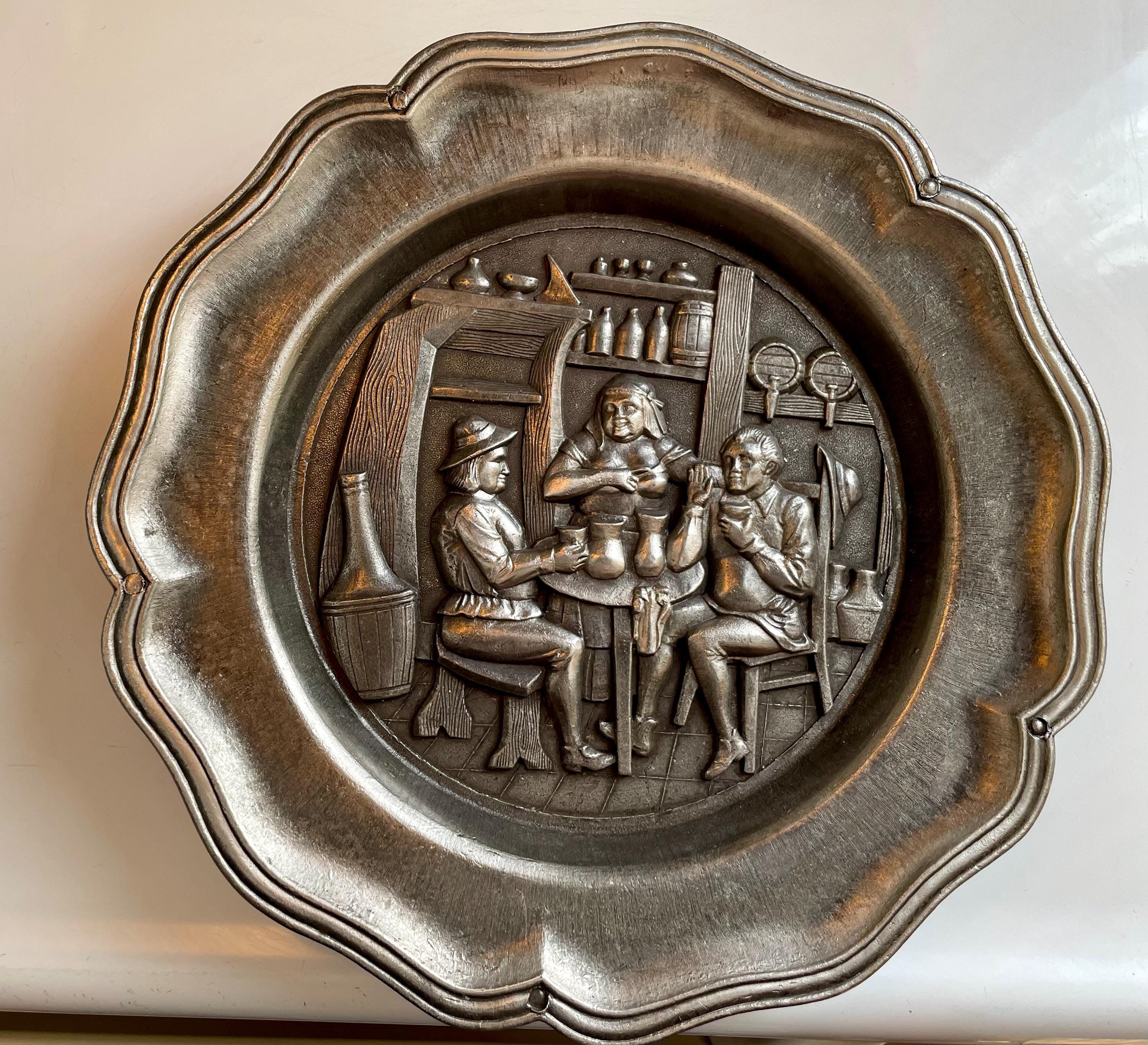 German pewter plates - Etsy 日本