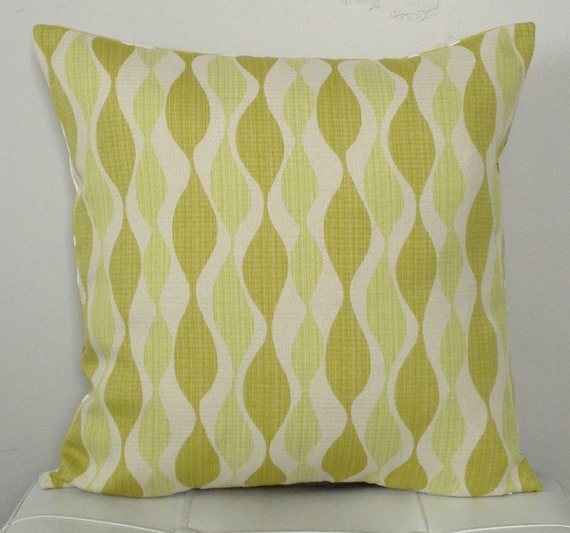 Clearance Sale Citrine Decorative Pillow Cover Green Etsy