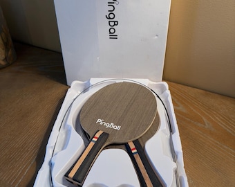 Ping Ball Table Top Tennis Set Game | Ping Ball Set |  Ping Pong  Paddle and Ball Trainer Set |  Christmas Gift  Ideas | Hard bat Paddle Set