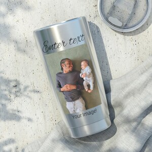 Custom Personalized 20oz Tumbler - Travel Mug, Stainless Steel Cup, Insulated Thermos, Personalized Gift, Coffee Tumbler