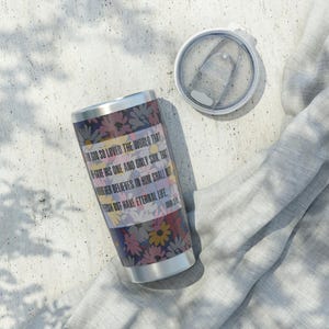 Tasse verset de la Bible, gobelet Faith, citation de Jésus, tasse à café chrétienne, verres religieux, gobelet inspirant, tasse à thé biblique, amour de la Bible