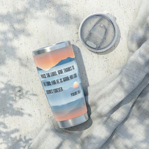 Tasse verset de la Bible, gobelet Faith, citation de Jésus, tasse à café chrétienne, verres religieux, gobelet inspirant, tasse à thé biblique, amour de la Bible