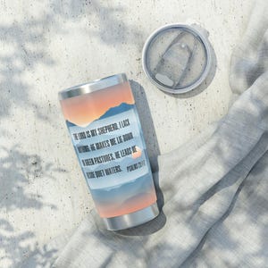 Tasse verset de la Bible, gobelet Faith, citation de Jésus, tasse à café chrétienne, verres religieux, gobelet inspirant, tasse à thé biblique, amour de la Bible